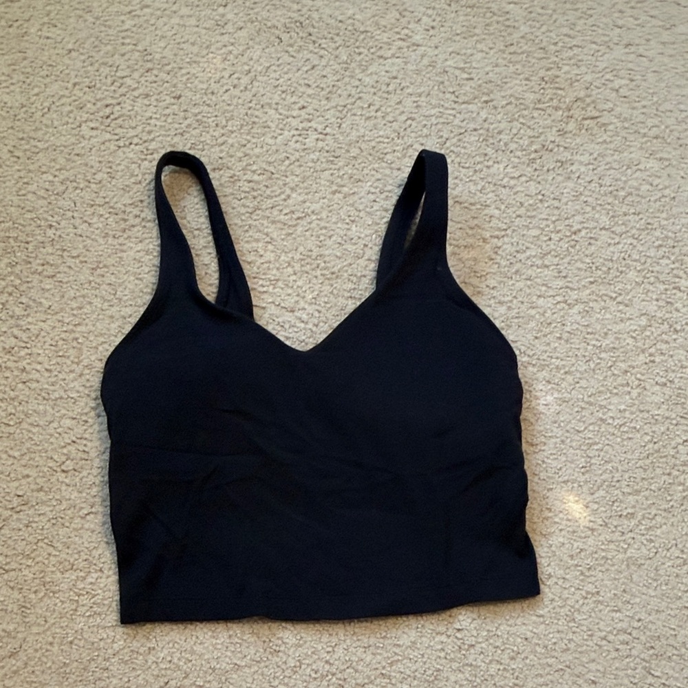 Black align Tank Top lulu lemon